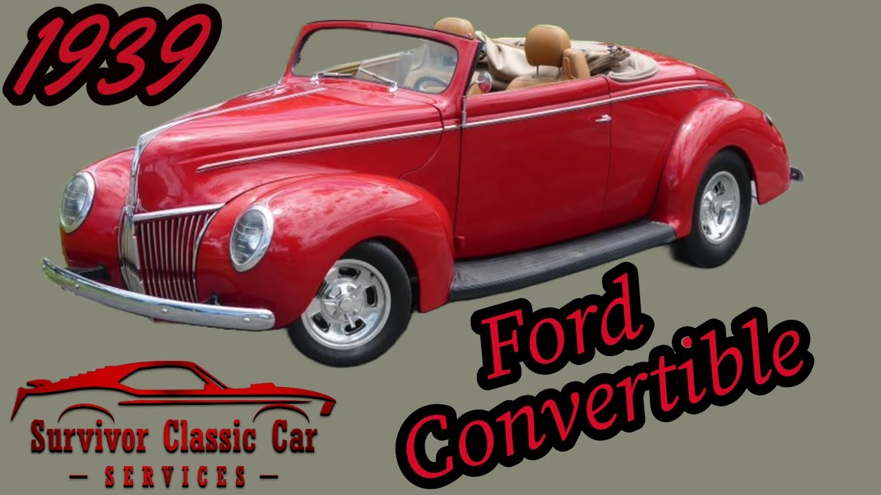 Street Rod 1939 Ford Convertible for sale Tampa Florida Survivor Classic Cars. Hot Rod, Gibbon Body