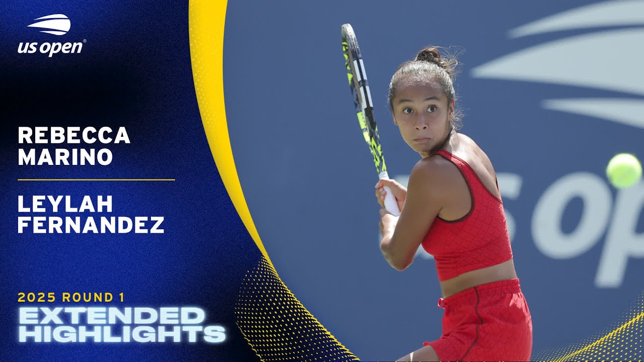 Rebecca Marino vs. Leylah Fernandez Extended Highlights | 2025 US Open Round 1