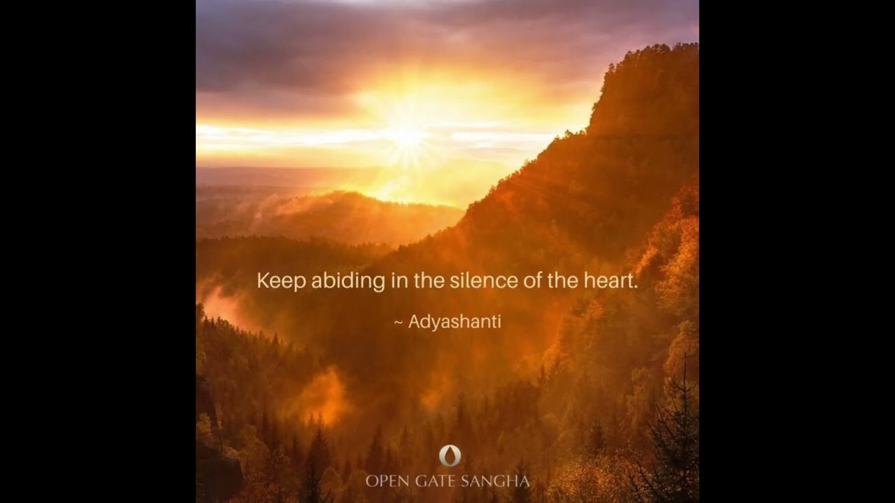 Adyashanti: Q&A—how to root it (after 18 years)...​connect the human heart with the spiritual Heart