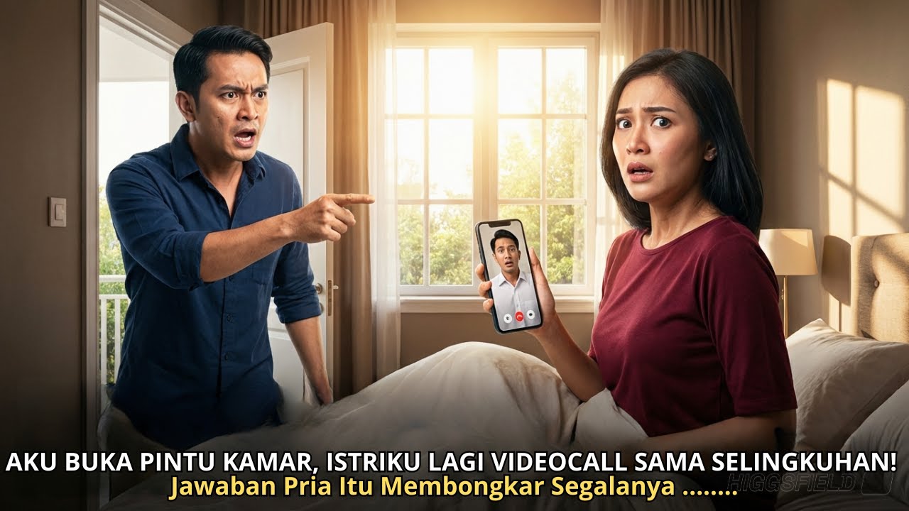 AKU BUKA PINTU KAMAR, ISTRIKU LAGI VIDEOCALL SAMA SELINGKUHAN! Jawaban Pria Itu Membongkar Segalanya