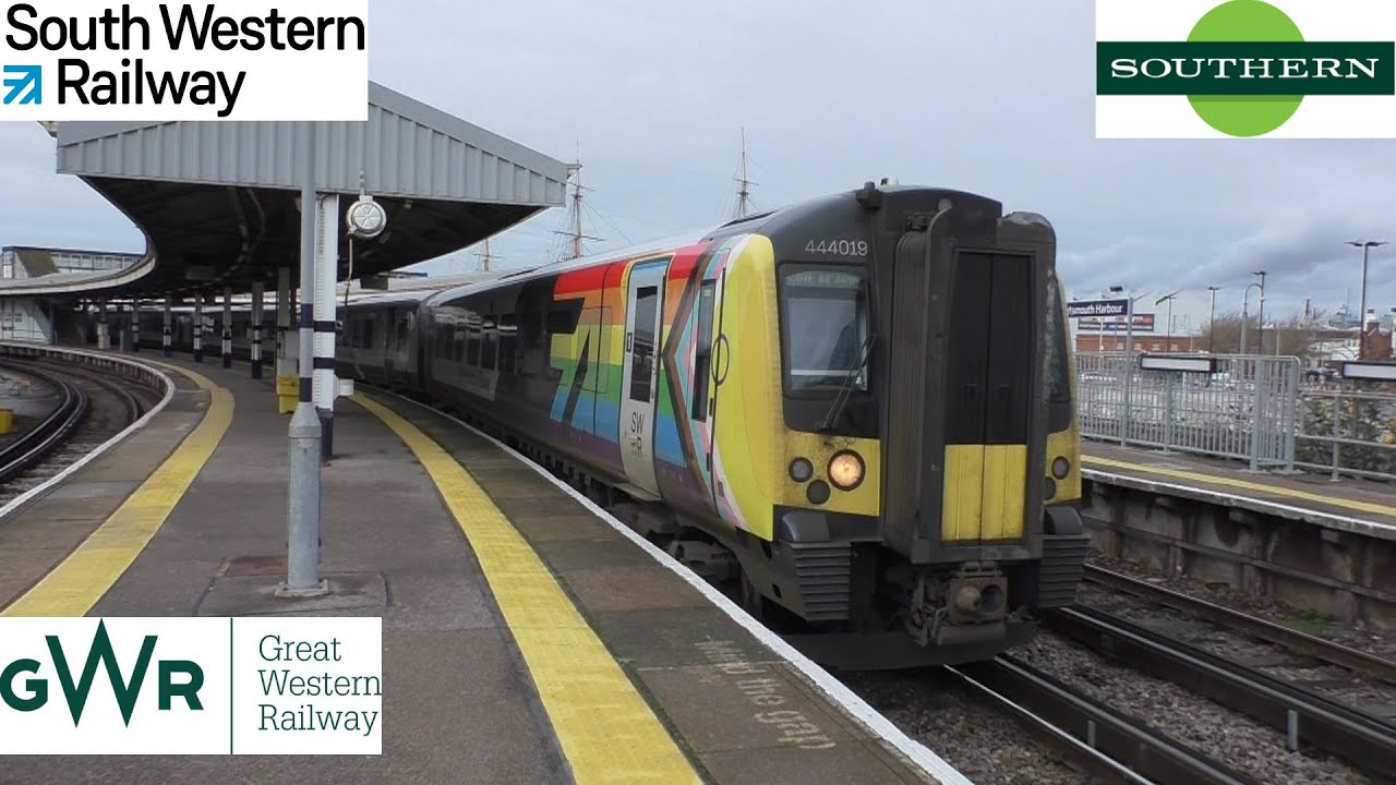 Trains at Portsmouth Harbour, PDL - 20th December 2024