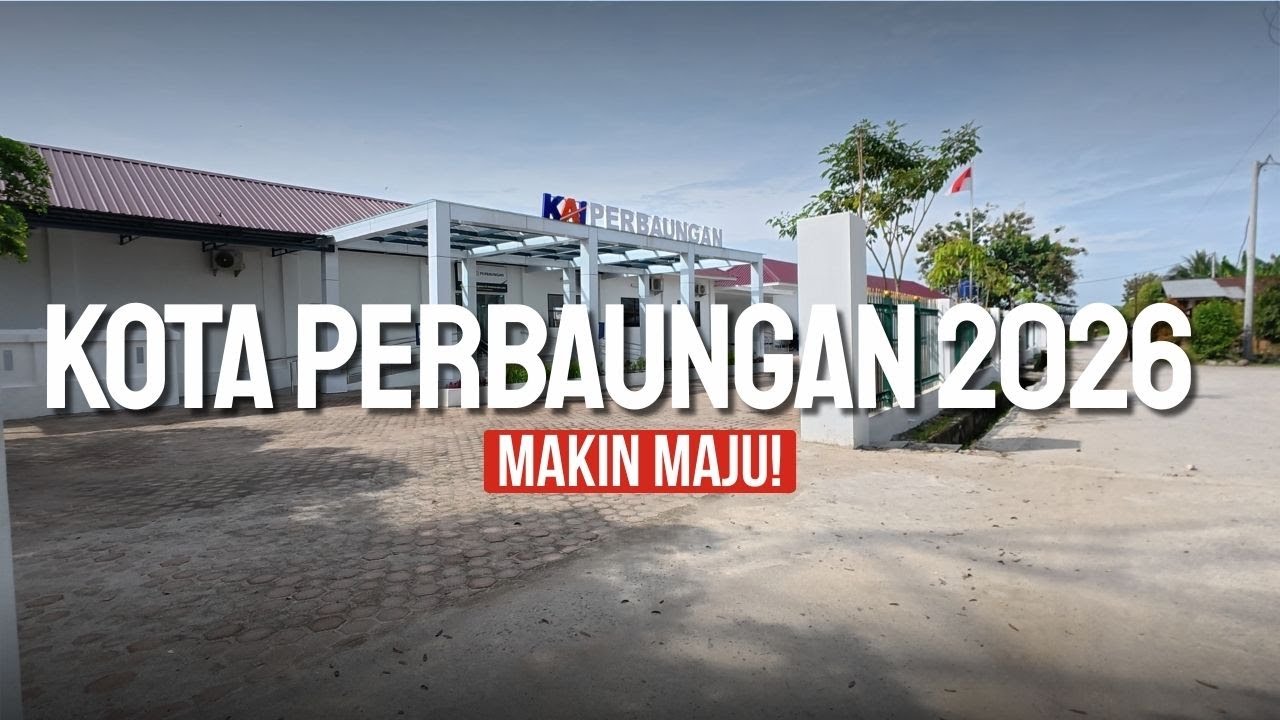 Kota Perbaungan 2026 Makin Maju dengan Stasiun Kereta Api Baru!