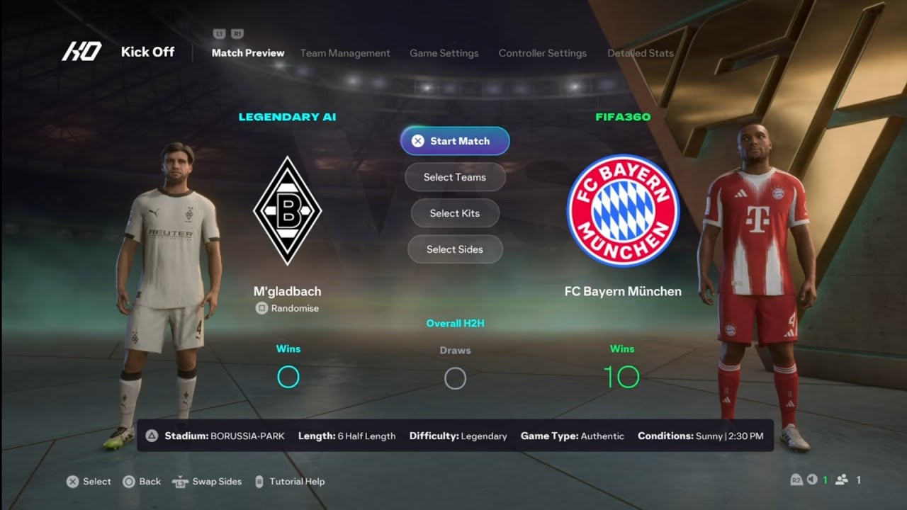 EA SPORTS FC 26 | Legendary | BUNDESLIGA | M'Gladbach v FC Bayern München | BORUSSIA-PARK