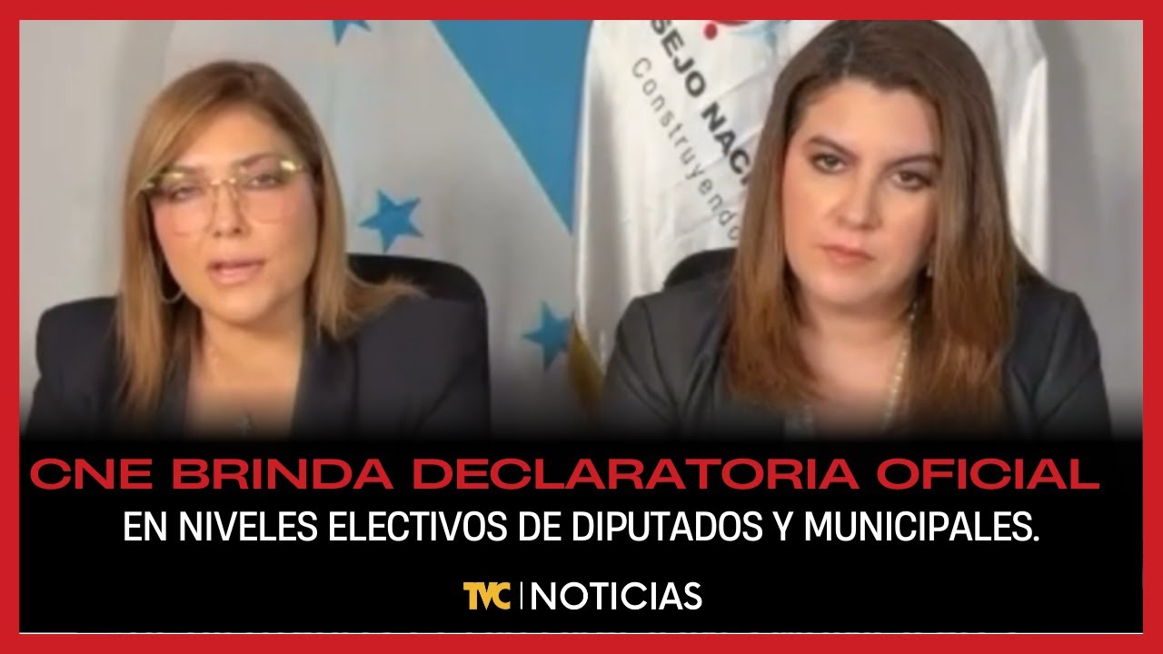 CNE brinda declaratoria oficial en niveles electivos de diputados y corporaciones municipales.