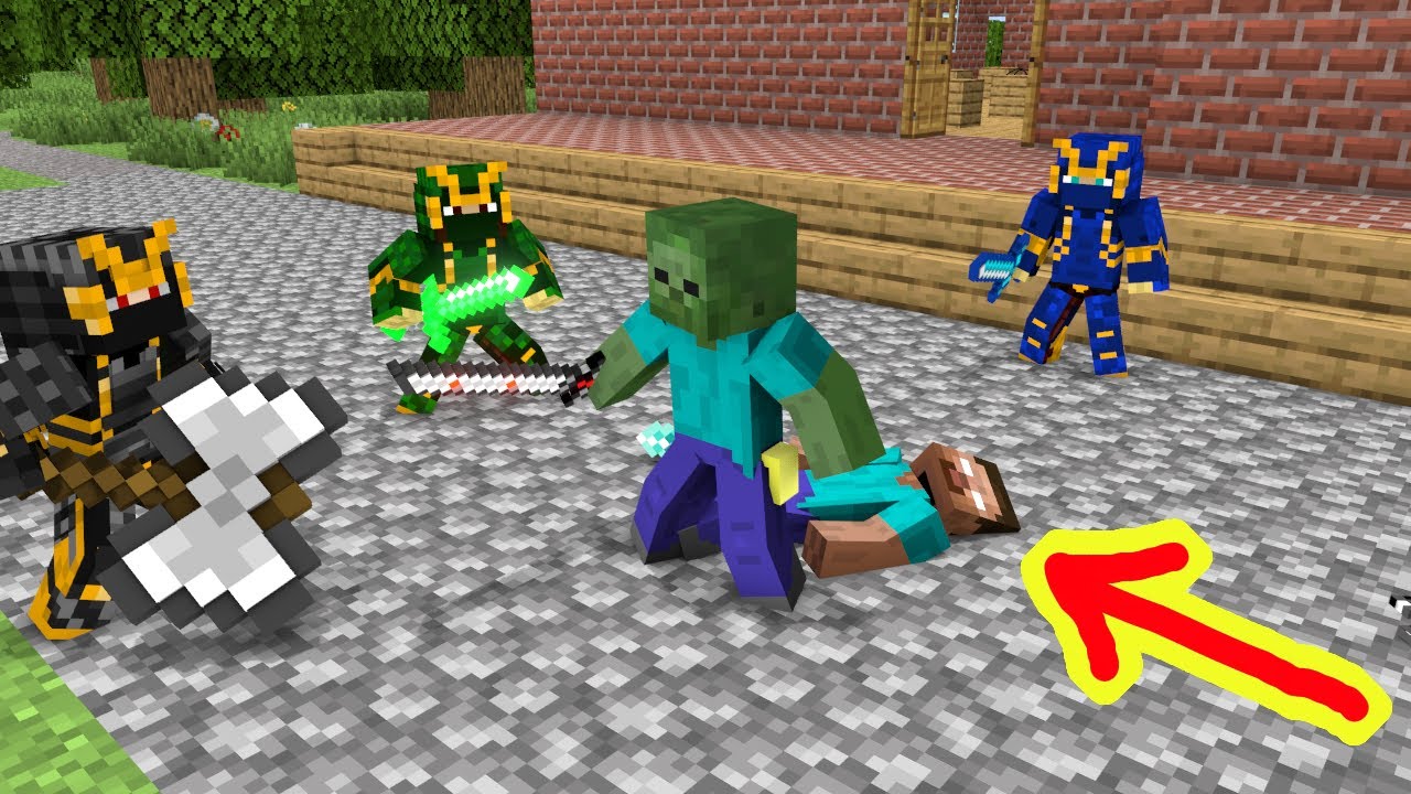 ZOMBIE SAMURAI - Action Minecraft Animation