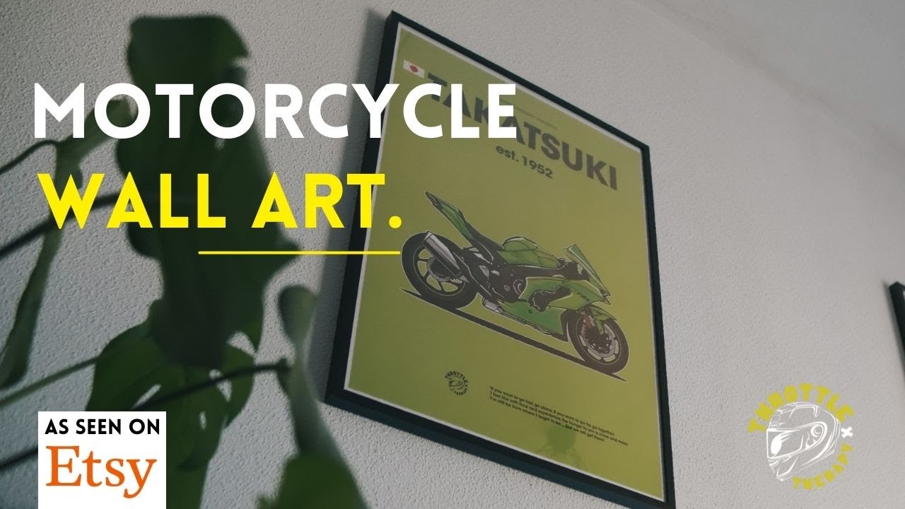 Motorcycle posters. TAKATSUKI. Throttle Therapy.