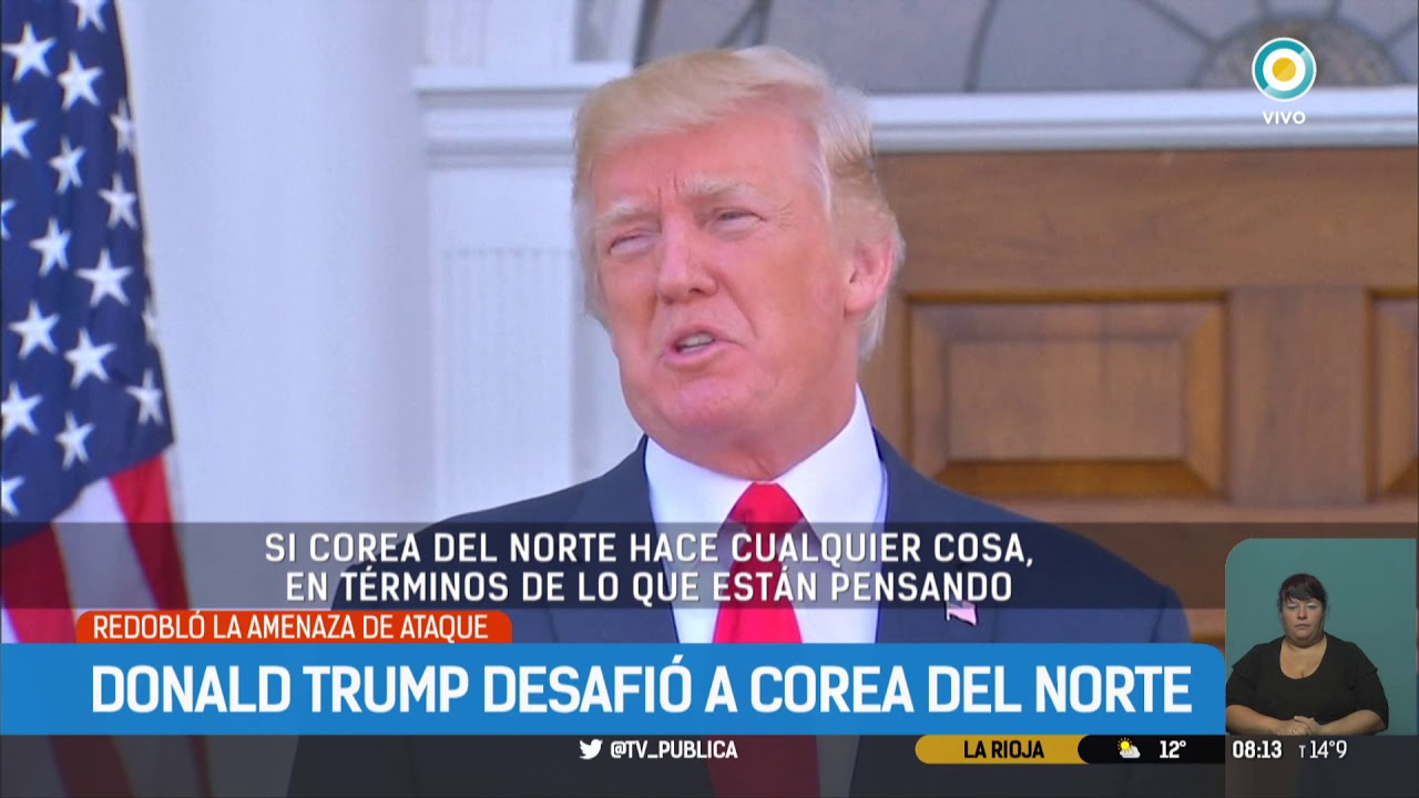 Donald Trump desafió a Corea del Norte | #TPANoticias