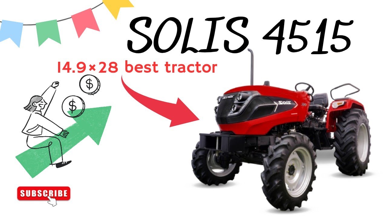 Solis 4515  tractor 14.9×28 टायर के साथ सबसे बेस्ट ट्रैक्टर | #tractor #tyre #automobile