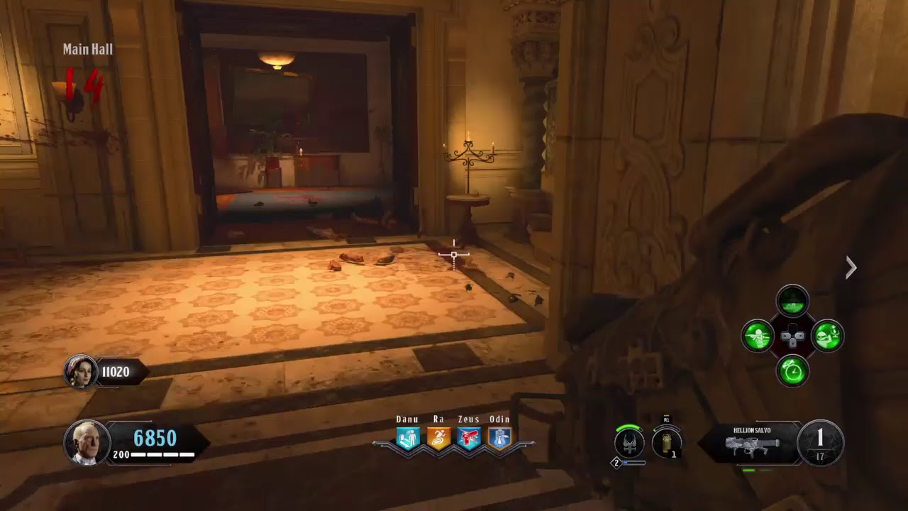 DLC 1 ZOMBIES 1ST PLAYTHROUGH BO4 W/Tommygun206