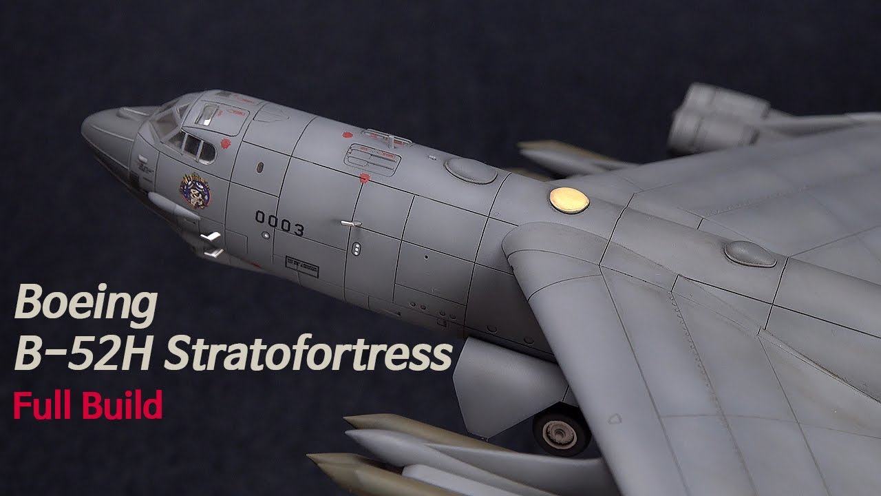 풀 제작 영상 | 보잉 B-52 H 스트래토포트리스 1/144 scale Great Wall Hobby 만리장성하비 프라모델 에어브러쉬 도색 Scale Model Building