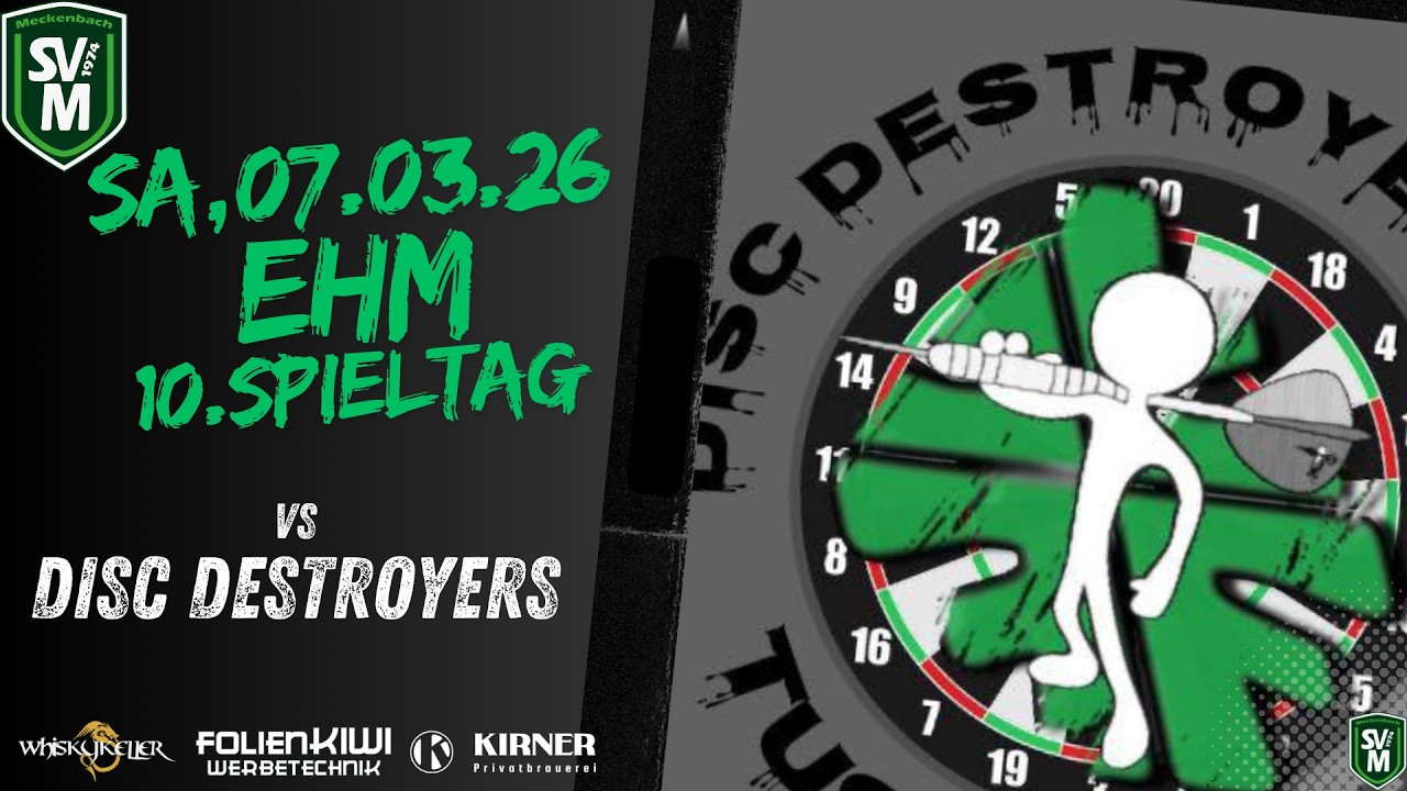 EHM A-Klasse 10.Spieltag (SV Meckenbach lll - Disc Destroyers l)