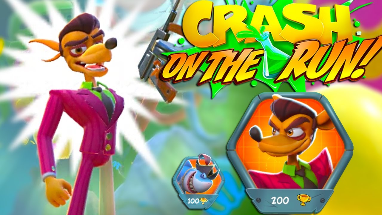 Crash Bandicoot: On the Run! Season 5 (25Th Anniversary) Pinstripe Potoroo