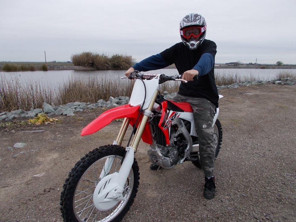 2016 Honda CRF 250r test ride by Verdugo Adventures