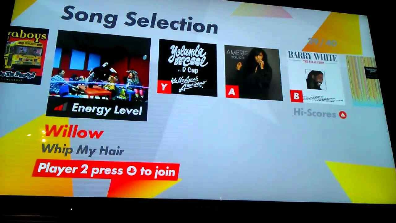 DanceStar Party FULL LIST OF SONGS PS3