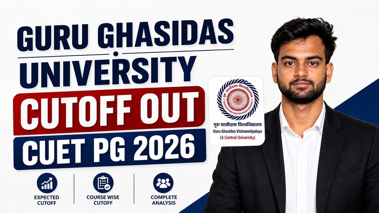 GGU CUET PG 2026 Cutoff Out