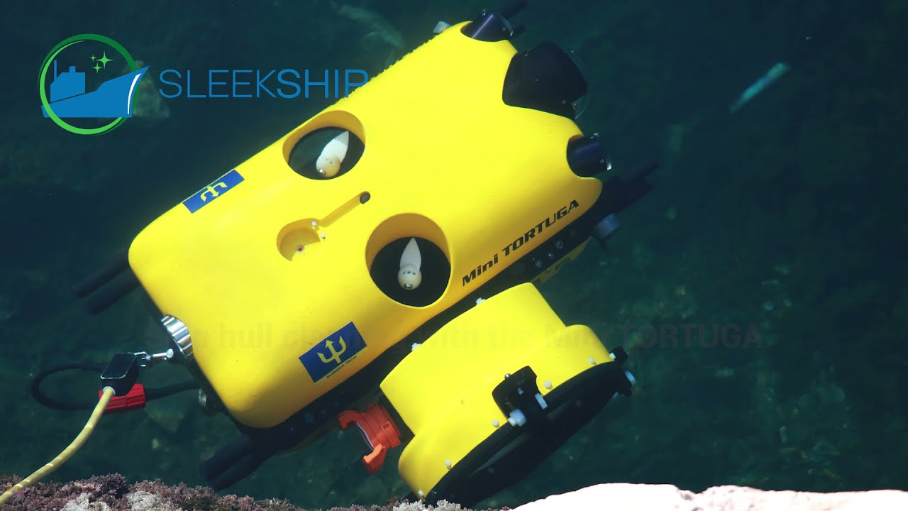 SleekShip project - Trials - Ship hull cleaning with the Mini TORTUGA