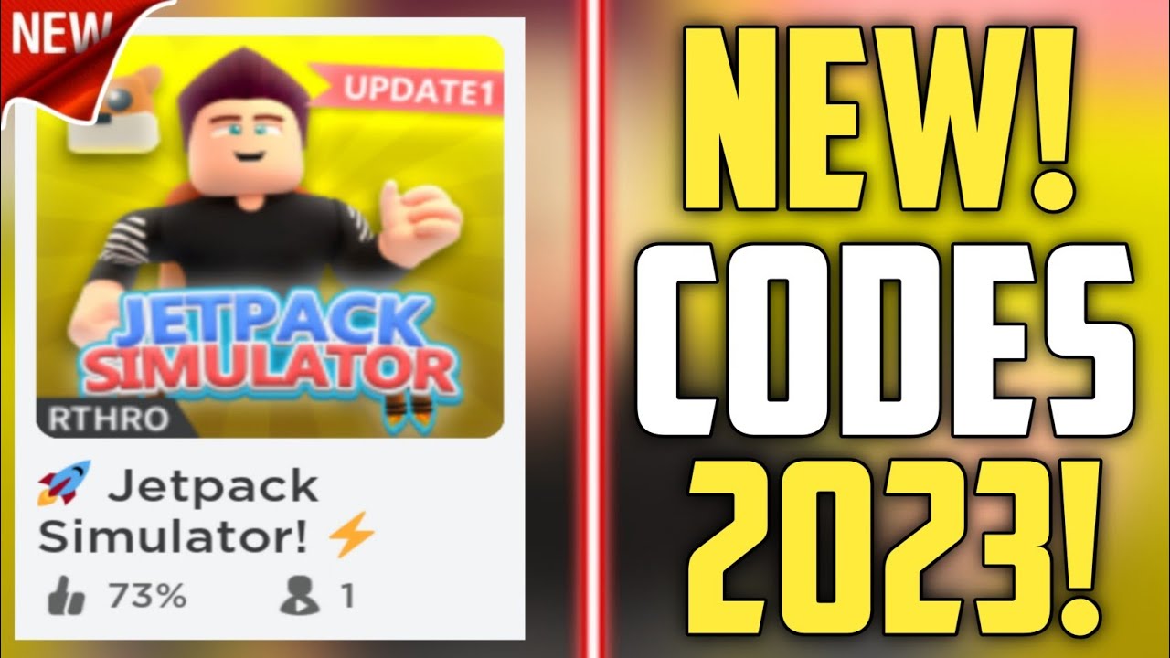 FUTURE CODES!! | *NEW* ROBLOX JETPACK SIMULATOR! CODES 2023!