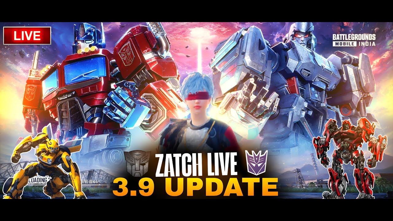 ZATCH LIVE 3.9 UPDATE |Fastest 5 Finger Player Full Rush Gameplay | #LIVE #BGMILIVE #pubg #pubgli