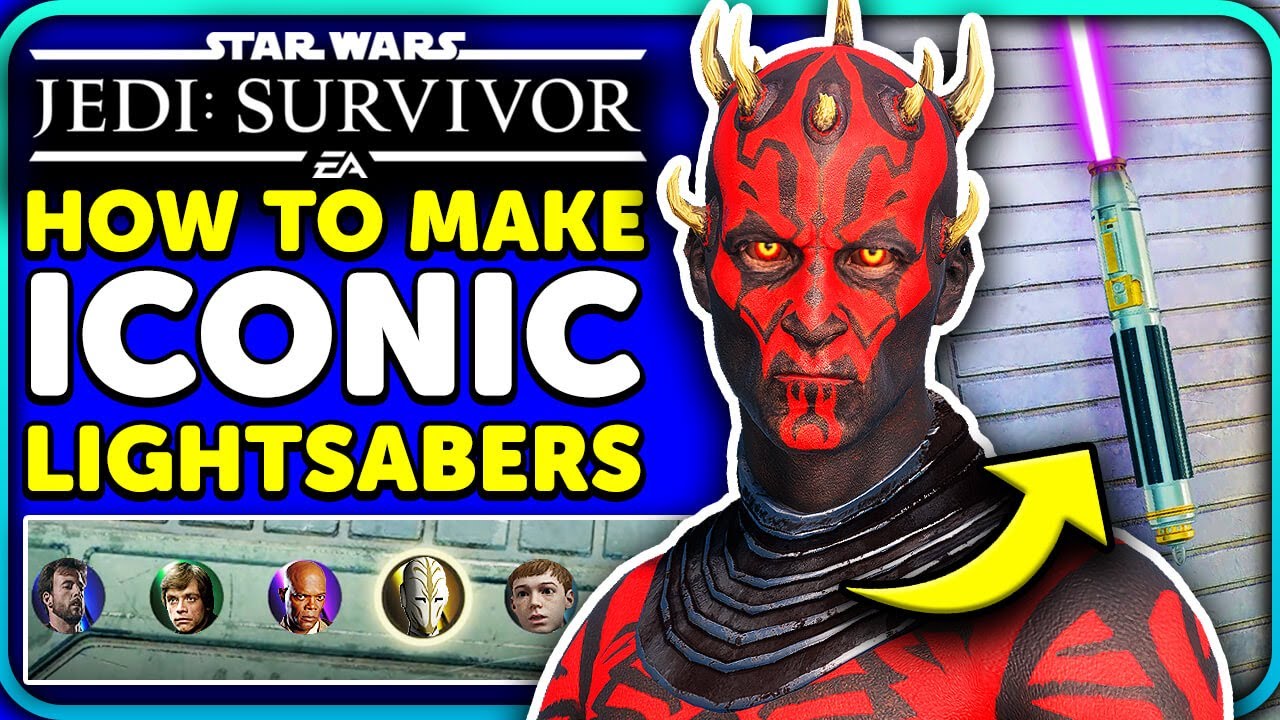 Как создать КУЛЬТОВЫЕ сборки световых мечей в Star Wars Jedi Survivor!