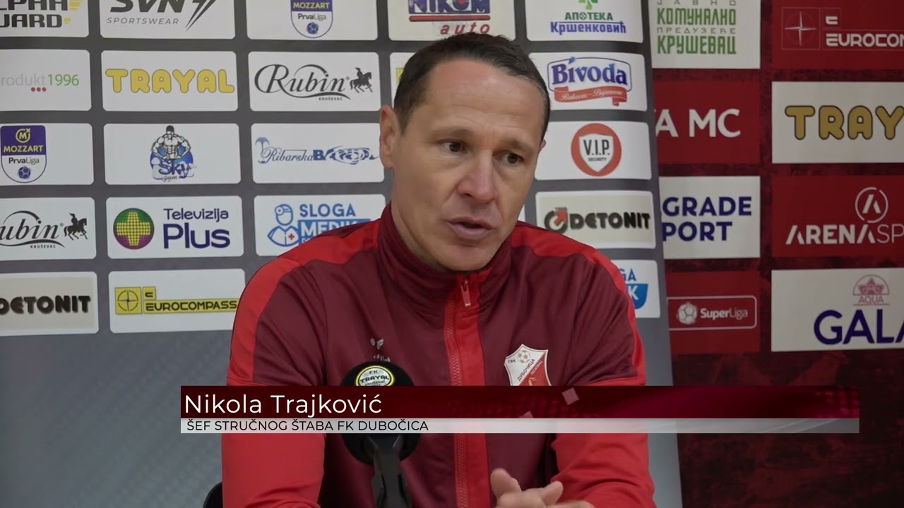 TRAYAL NADOKNADIO MINUS OD DVA GOLA ZA REMI PROTIV DUBOČICE 21.02.2026.