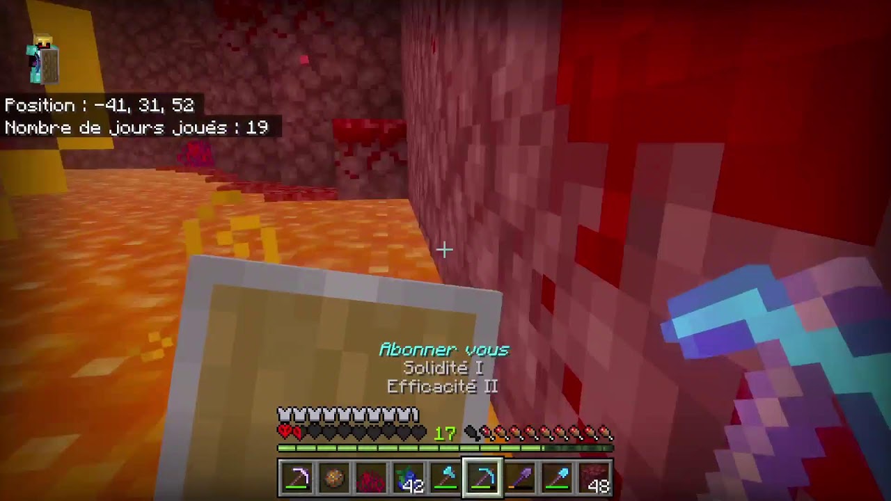 Chapitre 4 le nether partie 3 en live