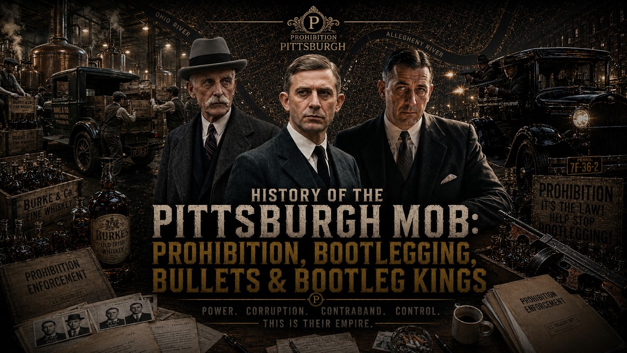 #48: History of the Pittsburgh Mob (Part Three): Prohibition, Bootlegging, Bullets & “Bootleg Kings”