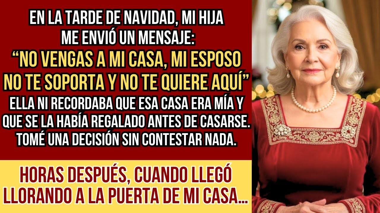 HISTORIAS REALES  “No vengas en Navidad, mi marido no te quiere aquí”, me dijo mi hija… Días despu