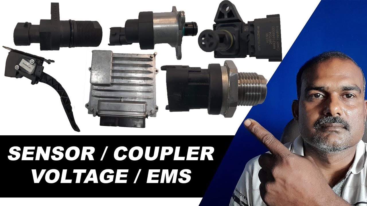 Working of Sensors and Actuators /किस Sensor में कितना voltage कहाँ से आता है/ ECM और EMS