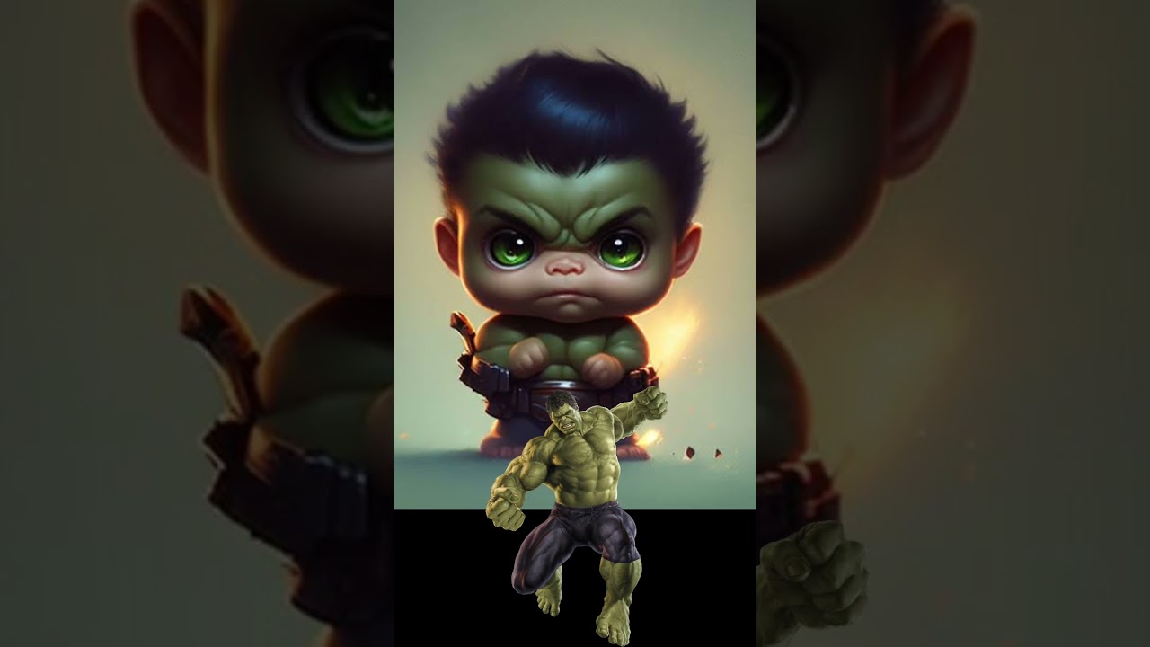 Superheroes but baby || all carecture #avenger #marvel @Mr fast tv