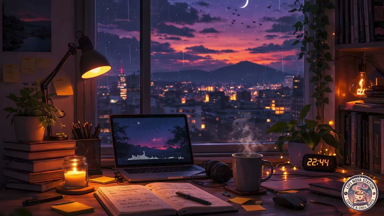 Relaxing Study Music | Cozy Coffee Shop ☕ Vol.29 – Lofi Hip Hop & Soft Jazz Piano | Chill Background