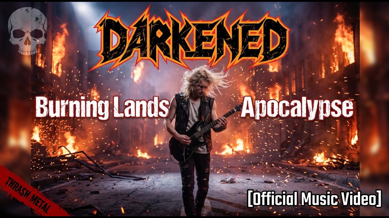 DARKENED &mdash; Heavy Metal MV | Burning Lands Apocalypse [Official Music Video]
