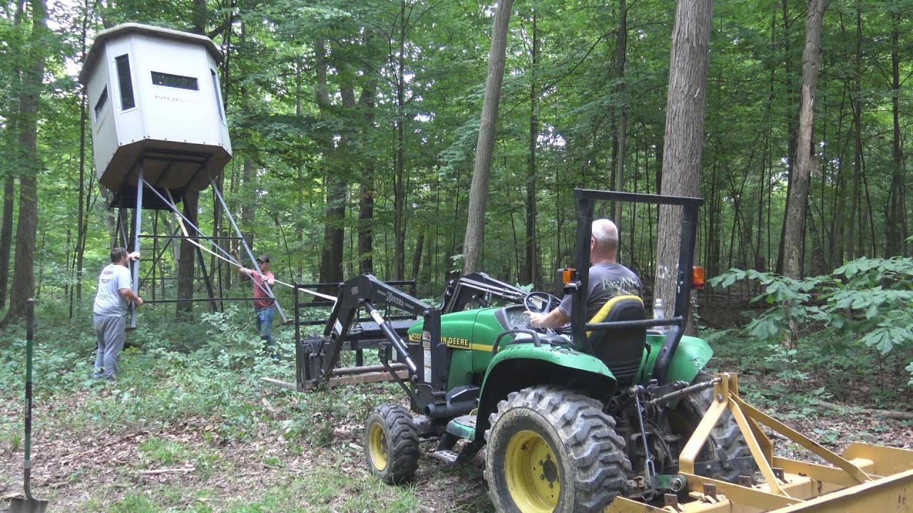 Moving and (Lowering) a Muddy Box Blind Tower