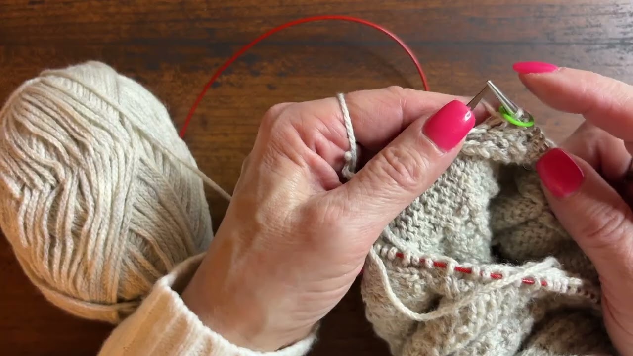 Short Row Sleeve Cap Shaping