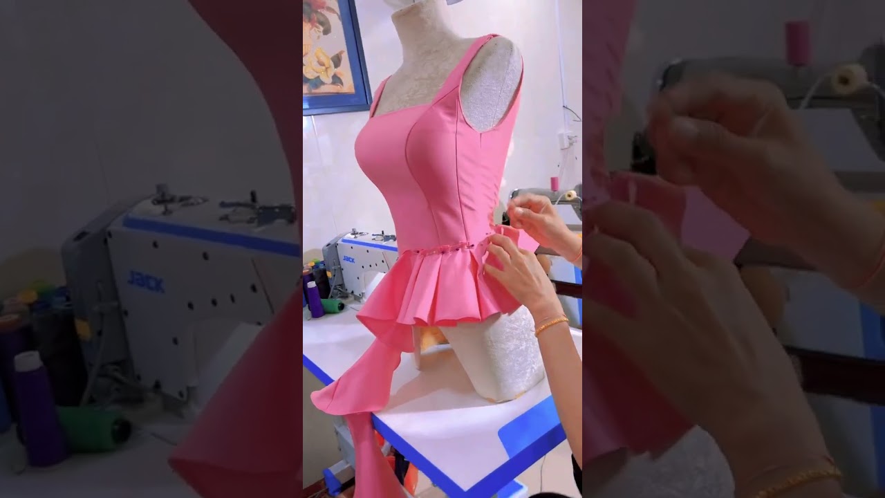 ✂️របៀបដាក់រំភាយភ្លីសេអោយបាស់ស្អាត✂️បងប្អូនជាងដេរកុំអូសរំលងណា😊👍🧵🪡