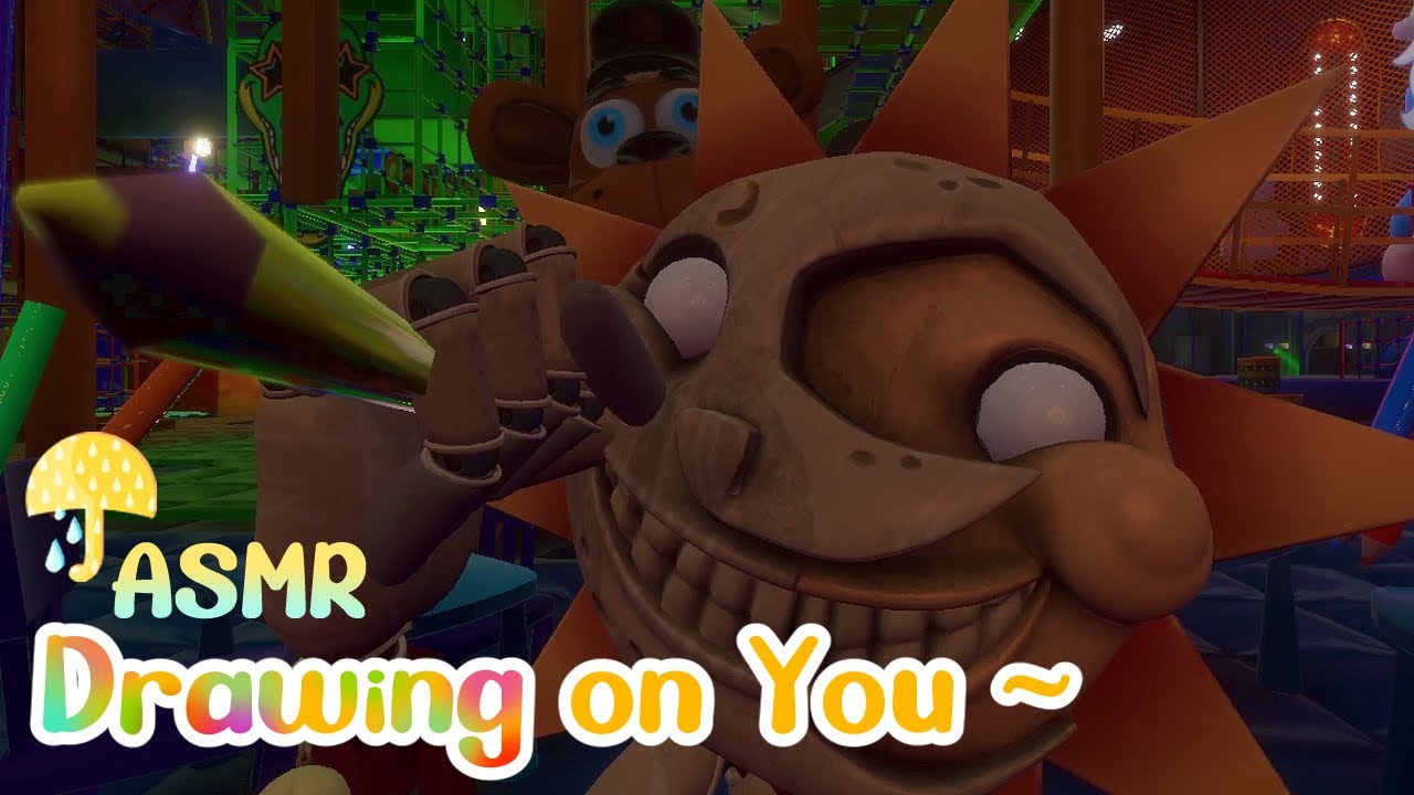 VRChat ASMR | Sundrop Draws All Over You! 🌞 (NO TALKING Chaotic Personal Attention)