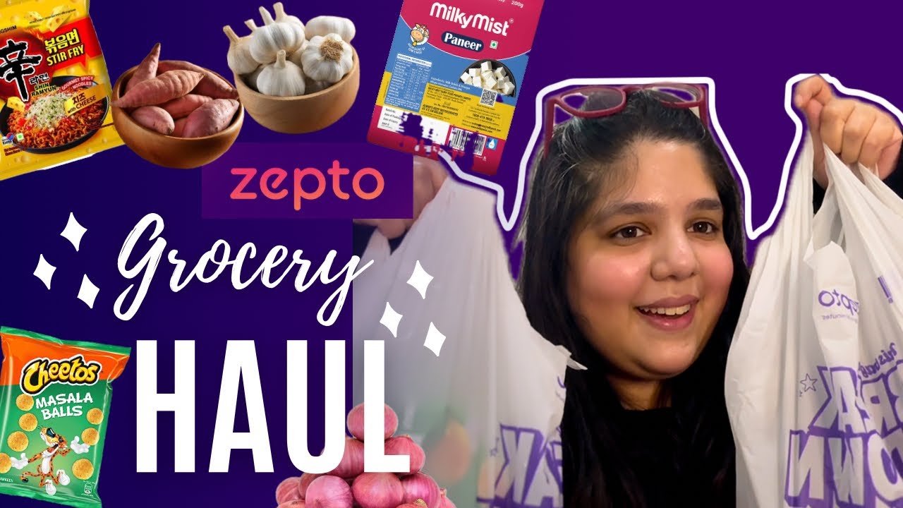 Random GROCERY haul🛍️| Zepto products😨|online scams? 