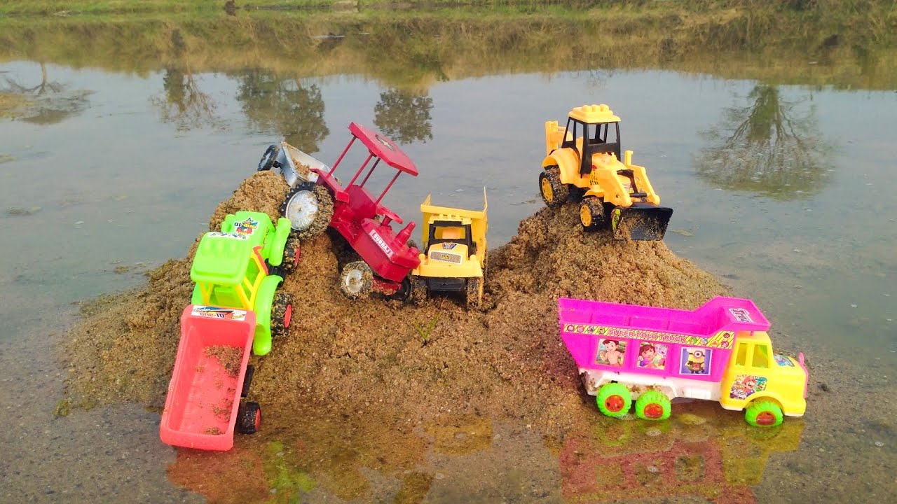 Mini Eicher 5660 Tractor And HMT 5911 di Tractor Trolley Video l Tractor Trolley video 