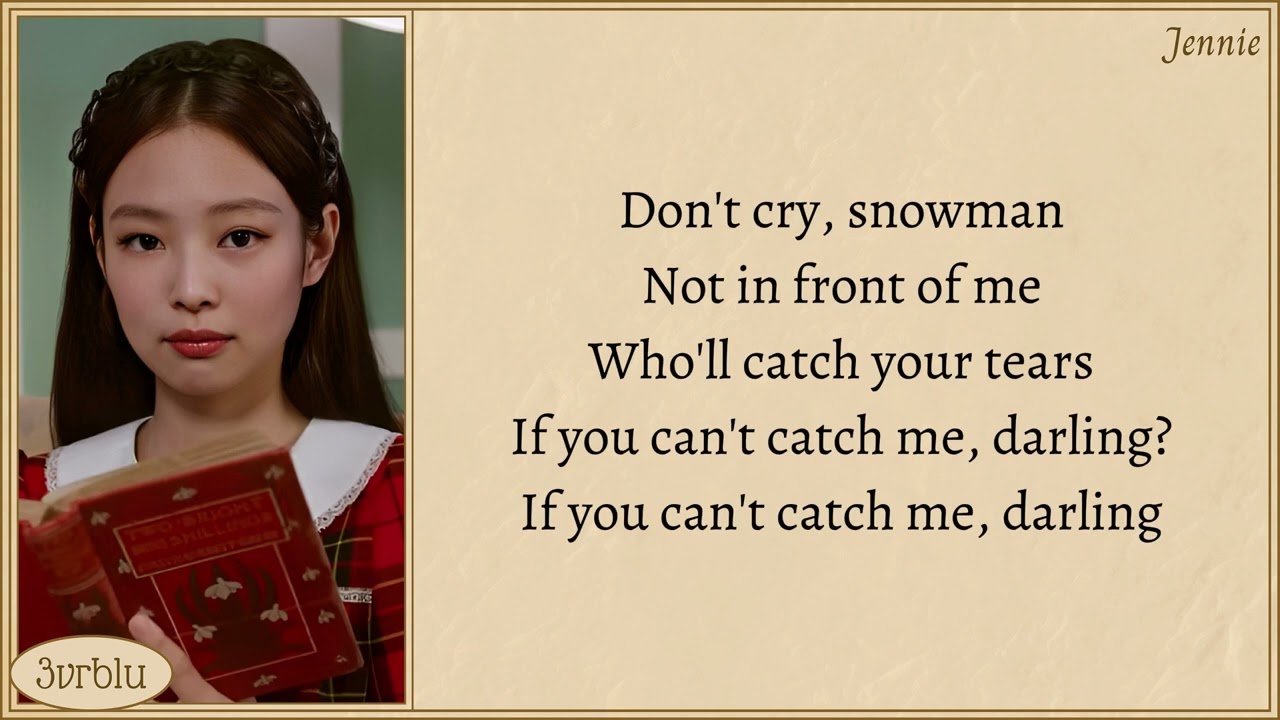 JENNIE '눈 (Snow) / Snowman' Cover Easy Lyrics