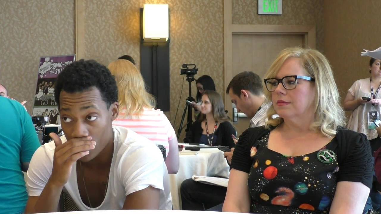SDCC 2016  Kirsten Vangsness Criminal Minds Tyler James Williams Criminal Minds Beyond Borders