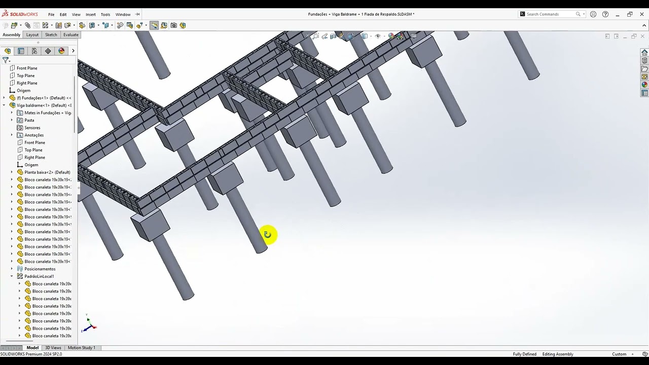 #7 - Projetando uma Casa em Alvenaria Estrutural no SolidWorks