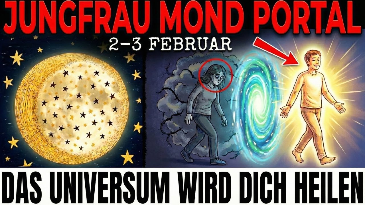 Jungfrau-Mond aktiviert MORGEN dein Heilungsportal - 3 Wege wie das Universum dich HEILT