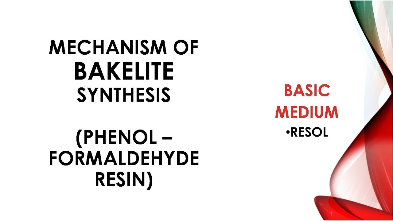 Mechanism of bakelite synthesis | Basic medium | Resol