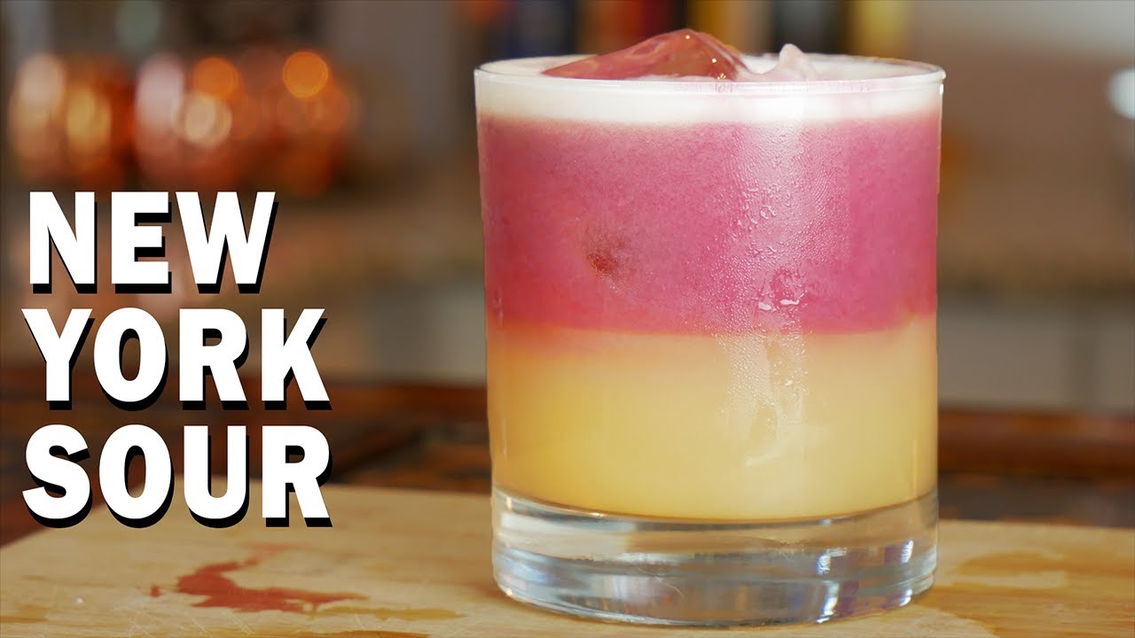 How to Make a New York Sour