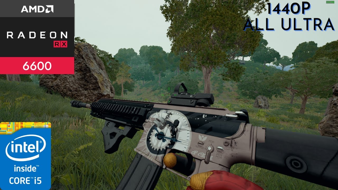 PUBG 2K [1440p] All Ultra Settings | RX 6600 8GB With i5 12400F