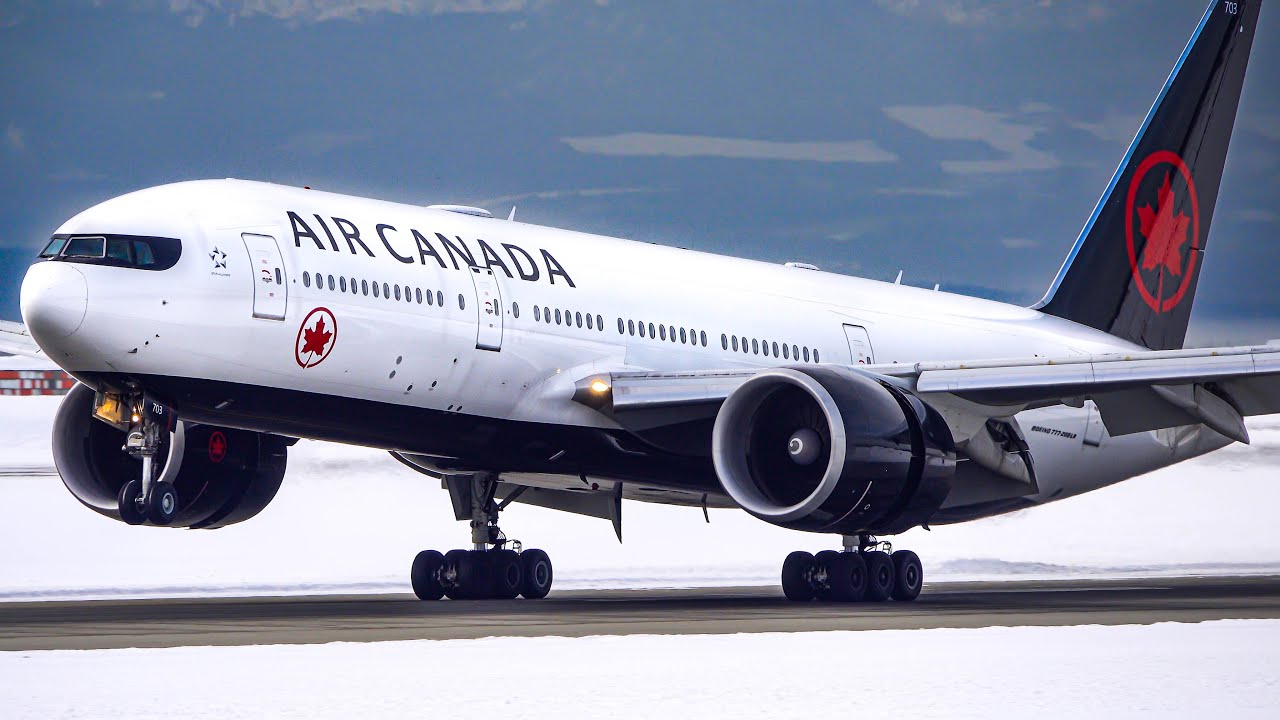 (4K) YVR SNOW CHAOS!! Cancelled Flights, Delays & De-icing | Plane Spotting at YVR