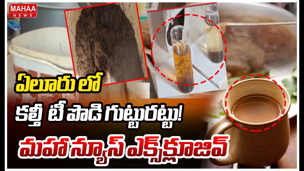 ఏలూరు లో కల్తీ  టీ పొడి గుట్టురట్టు! ,..మహా న్యూస్ ఎక్స్‌క్లూజివ్ | In Fake Tea Podi | Mahaa News