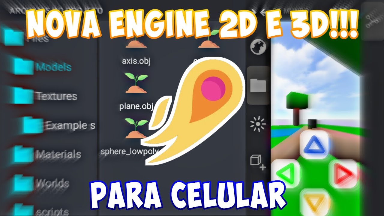 NOVA GAME ENGINE 3D e 2D MÓBILE - ItsMagic