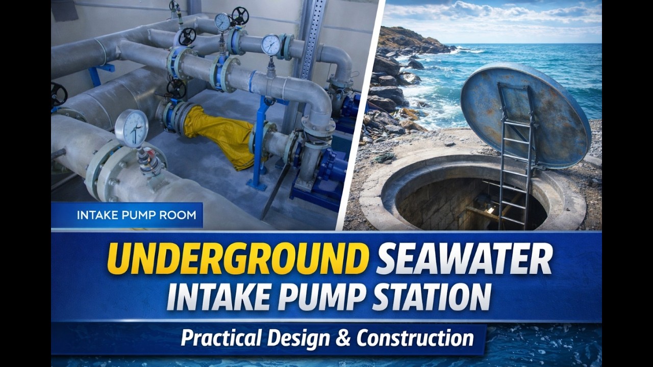 Underground Seawater Intake Pump Station   Practical Design & Construction