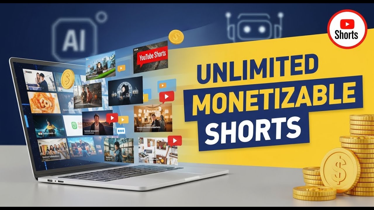 I Made Unlimited Monetizable YouTube Shorts for Faceless Channel Using AI Automation