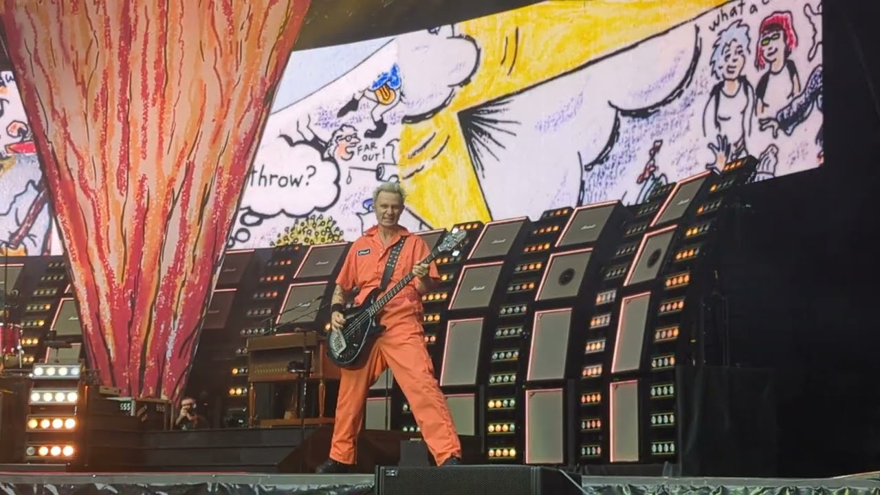 [4K] Green Day - Burnout (Live @ Wembley Stadium, London, 29-06-2024)